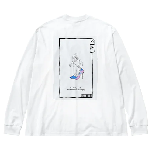 好奇心 Big Long Sleeve T-Shirt