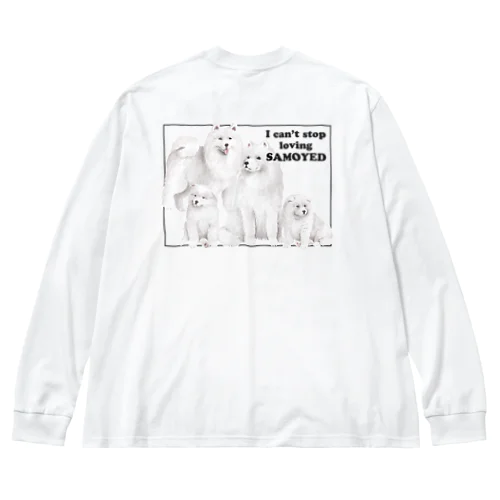 裏/B ハッピーサモエドセット！ Big Long Sleeve T-Shirt