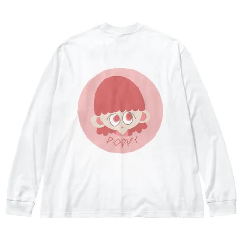 Poppyちゃん ビッグシルエットロングスリーブTシャツ