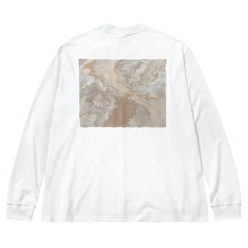 マーブル ベージュ//03 Big Long Sleeve T-Shirt