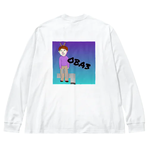 トナカイOBA3(おばさん) Big Long Sleeve T-Shirt