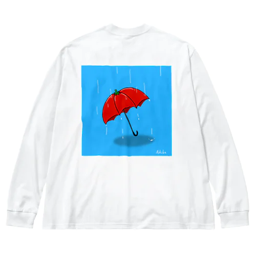 Tomato  Umbrella ビッグシルエットロングスリーブTシャツ