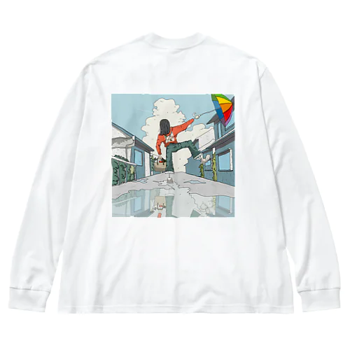 雨上がりの帰り道 Big Long Sleeve T-Shirt