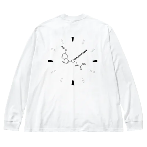 Biological clock ビッグシルエットロングスリーブTシャツ