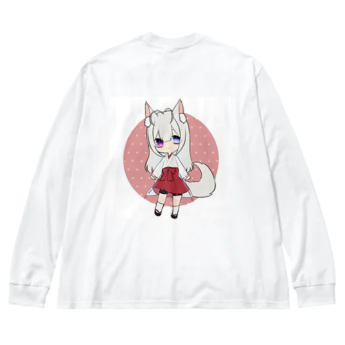 銀狐🐾 ビッグシルエットロングスリーブTシャツ