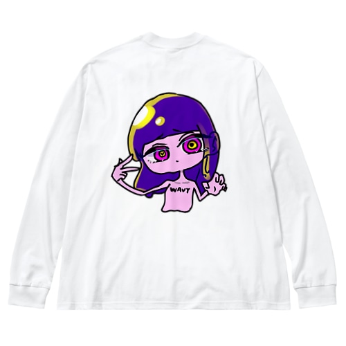 WAVY子 Big Long Sleeve T-Shirt