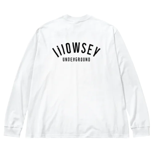 "lilOWSEY" OG BLACK LOGO Big Long Sleeve T-Shirt