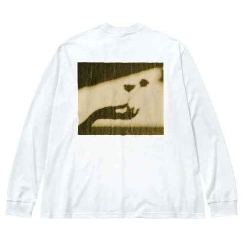 お花をどうぞ Big Long Sleeve T-Shirt