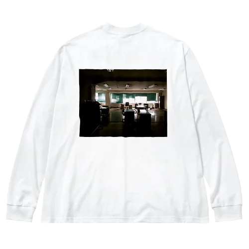 写真枠T/廃墟の事務所 Big Long Sleeve T-Shirt