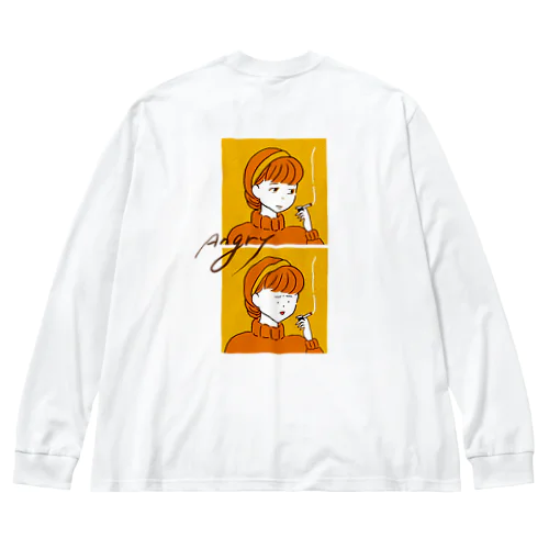 煙草 Big Long Sleeve T-Shirt