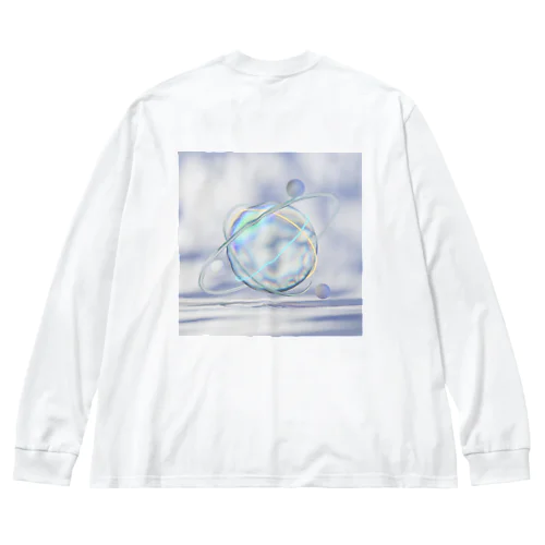 Glass dispersion ビッグシルエットロングスリーブTシャツ