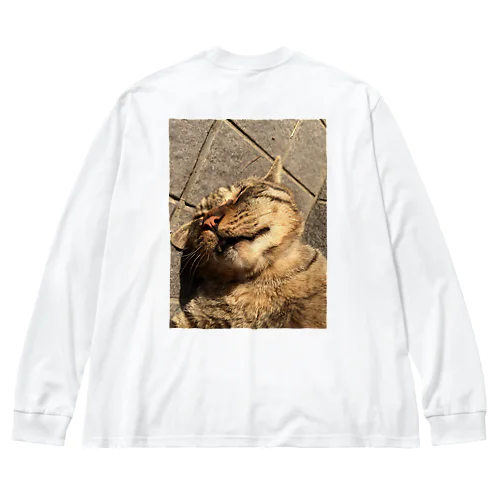 猫（無防備） Big Long Sleeve T-Shirt