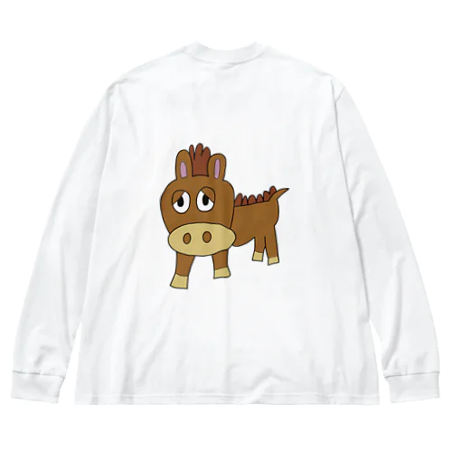 こまりウマ Big Long Sleeve T-Shirt