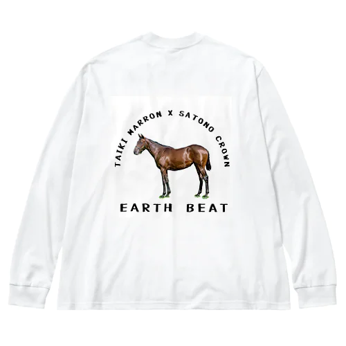 EARTH BEAT ビッグシルエットロングスリーブTシャツ