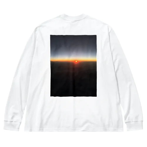 雲の上の朝日 Big Long Sleeve T-Shirt