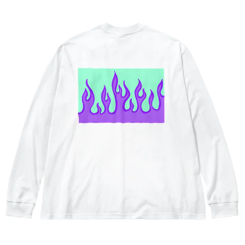 fire ビッグシルエットロングスリーブTシャツ