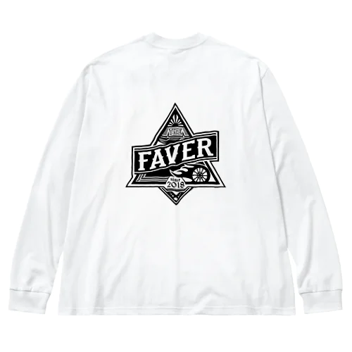 FAVER-BIG ビッグシルエットロングスリーブTシャツ