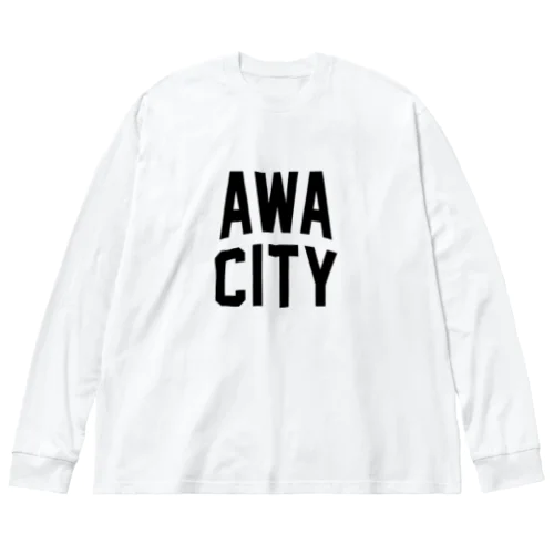 阿波市 AWA CITY ビッグシルエットロングスリーブTシャツ