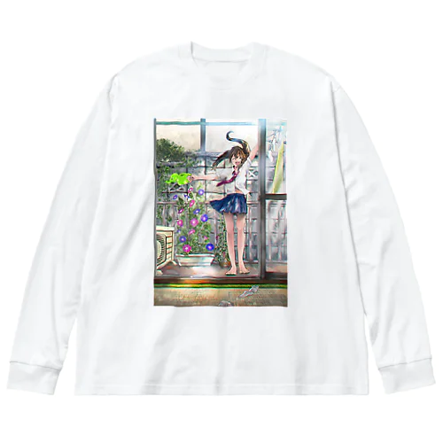 僕の花園 ビッグシルエットロングスリーブTシャツ