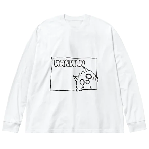 わんわん！ ビッグシルエットロングスリーブTシャツ