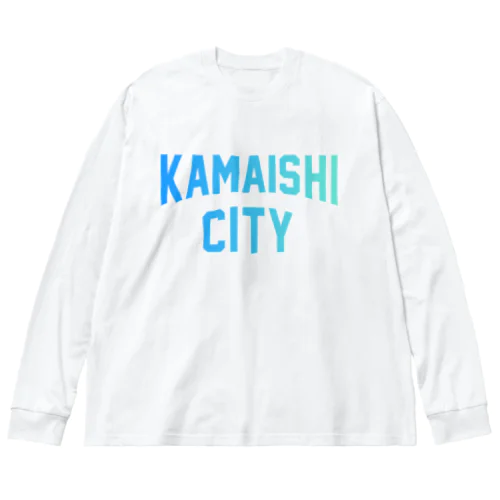 釜石市 KAMAISHI CITY ビッグシルエットロングスリーブTシャツ