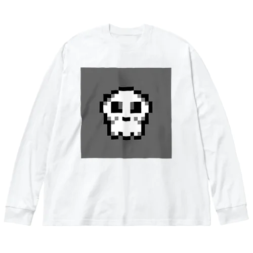 Kawaii SKULL #4410 ビッグシルエットロングスリーブTシャツ