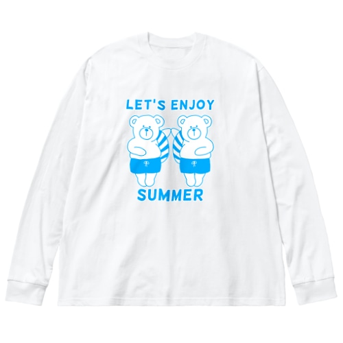 LET'S ENJOY SUMMER Big Long Sleeve T-Shirt
