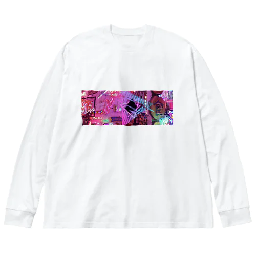 サイバーピンク Big Long Sleeve T-Shirt