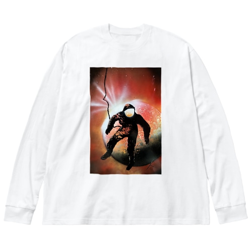 宇宙飛行士 Big Long Sleeve T-Shirt