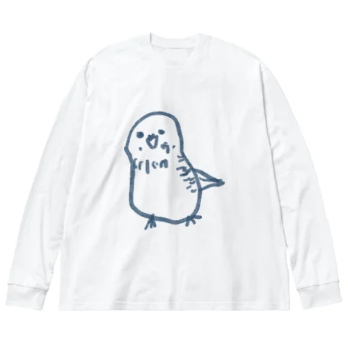 インコさん ビッグシルエットロングスリーブTシャツ