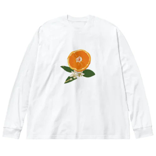 みかんの花 ビッグシルエットロングスリーブTシャツ