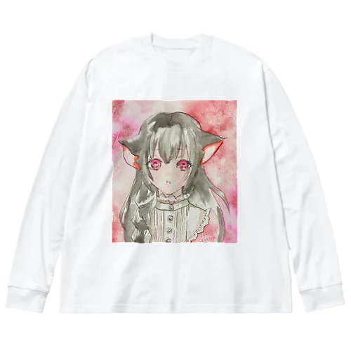 つばき🎀🐈‍⬛ Big Long Sleeve T-Shirt