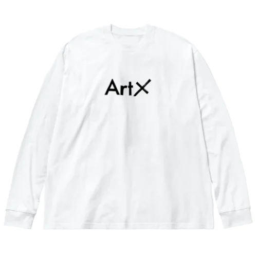 ArtX黒ロゴ ビッグシルエットロングスリーブTシャツ