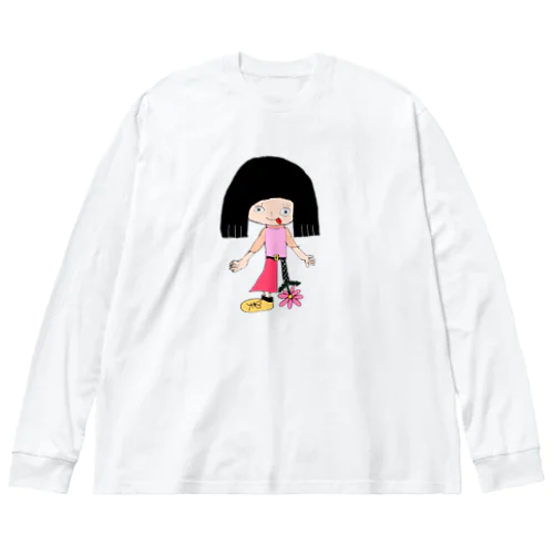 花さかす闇ガールの好きな色 Big Long Sleeve T-Shirt