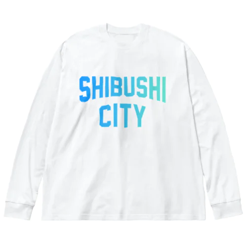 志布志市 SHIBUSHI CITY ビッグシルエットロングスリーブTシャツ