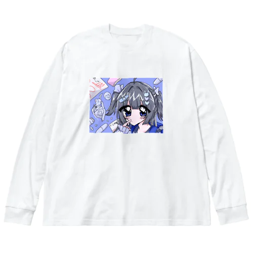 未頼まいご 無加工版 ビッグシルエットロングスリーブTシャツ