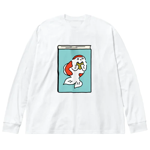 読書金魚 ビッグシルエットロングスリーブTシャツ