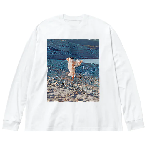 Summer Girl - I am, I will be version ビッグシルエットロングスリーブTシャツ