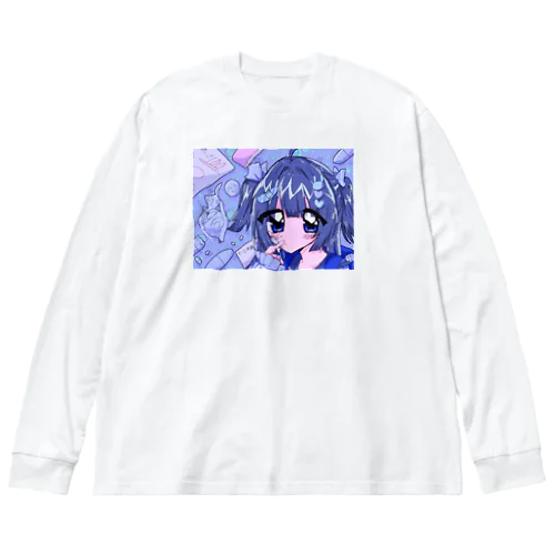 未頼まいご 重加工版 Big Long Sleeve T-Shirt