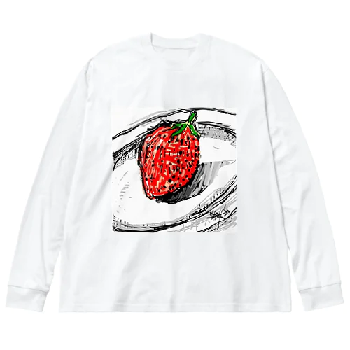 strawberry Big Long Sleeve T-Shirt