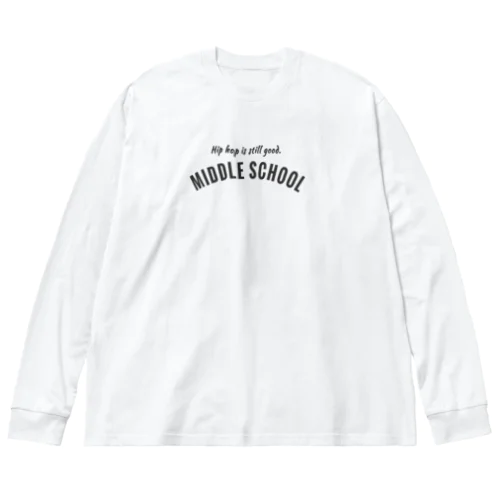 ミドルスクール　Hip-hop ビッグシルエットロングスリーブTシャツ