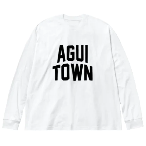 阿久比町 AGUI TOWN Big Long Sleeve T-Shirt