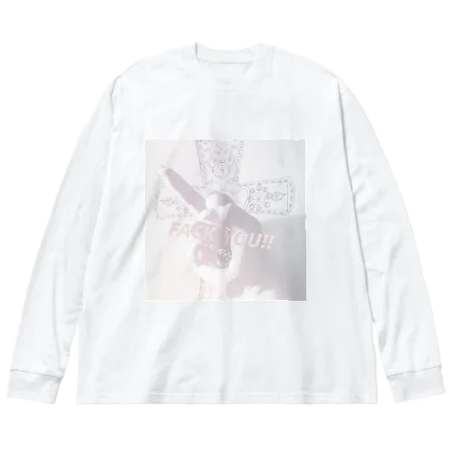 Fack you  ※文字変Fuck Tシャツ Big Long Sleeve T-Shirt