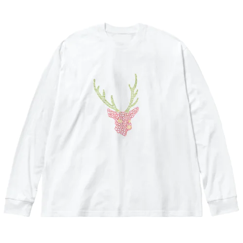 DeeR × strawberry ビッグシルエットロングスリーブTシャツ