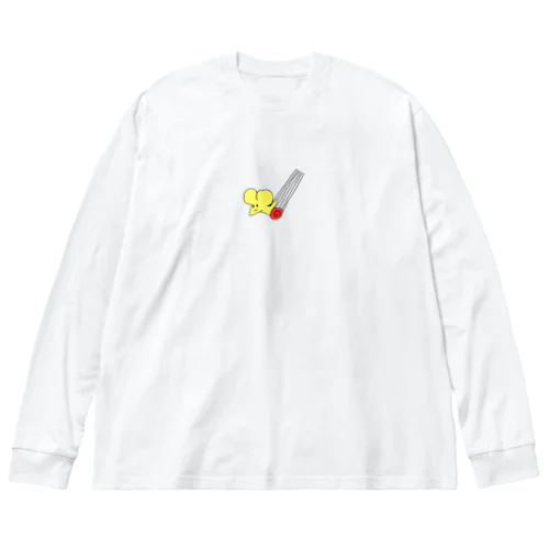 まうす ビッグシルエットロングスリーブTシャツ