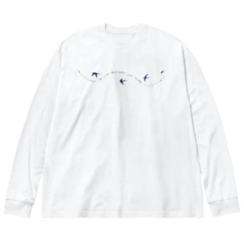 ツバメ swallows ビッグシルエットロングスリーブTシャツ