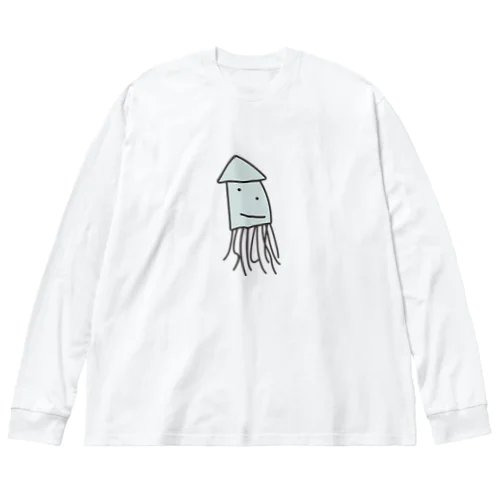 イカくん Big Long Sleeve T-Shirt