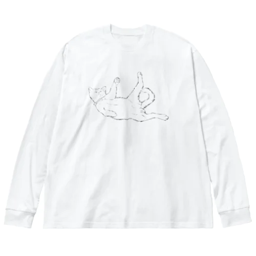 子猫ちゃん ビッグシルエットロングスリーブTシャツ