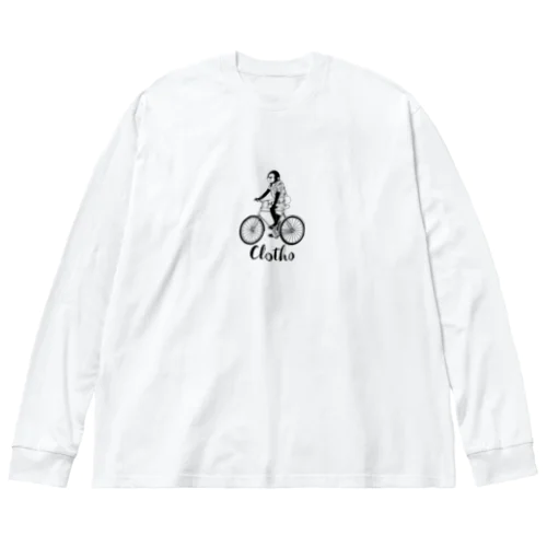 clothoのロゴ ビッグシルエットロングスリーブTシャツ