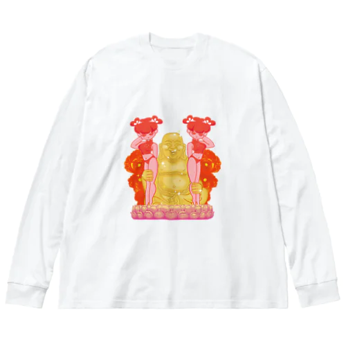 【前面】彼は女色を好まず Big Long Sleeve T-Shirt